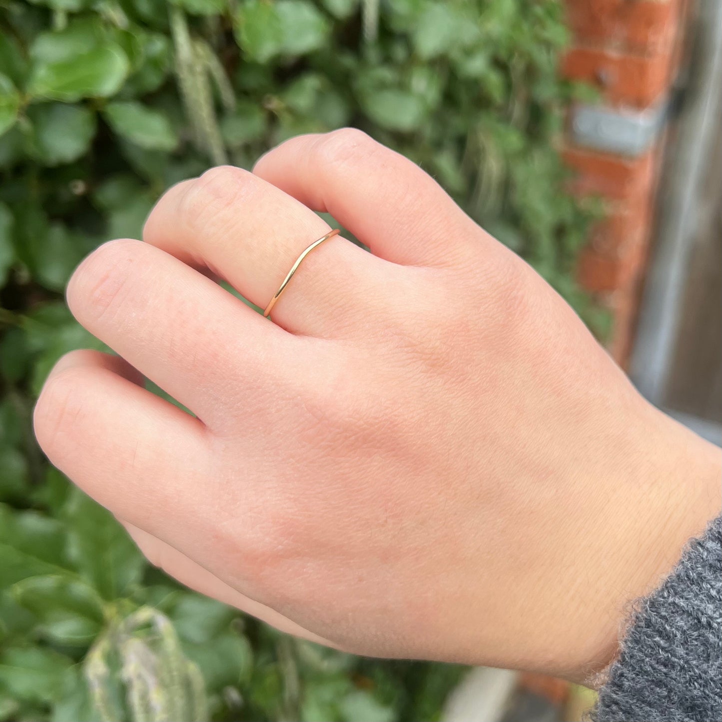 Gold-filled stacking ring