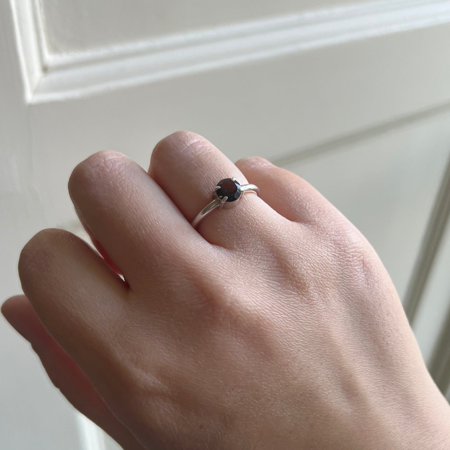 Smoky quartz ring