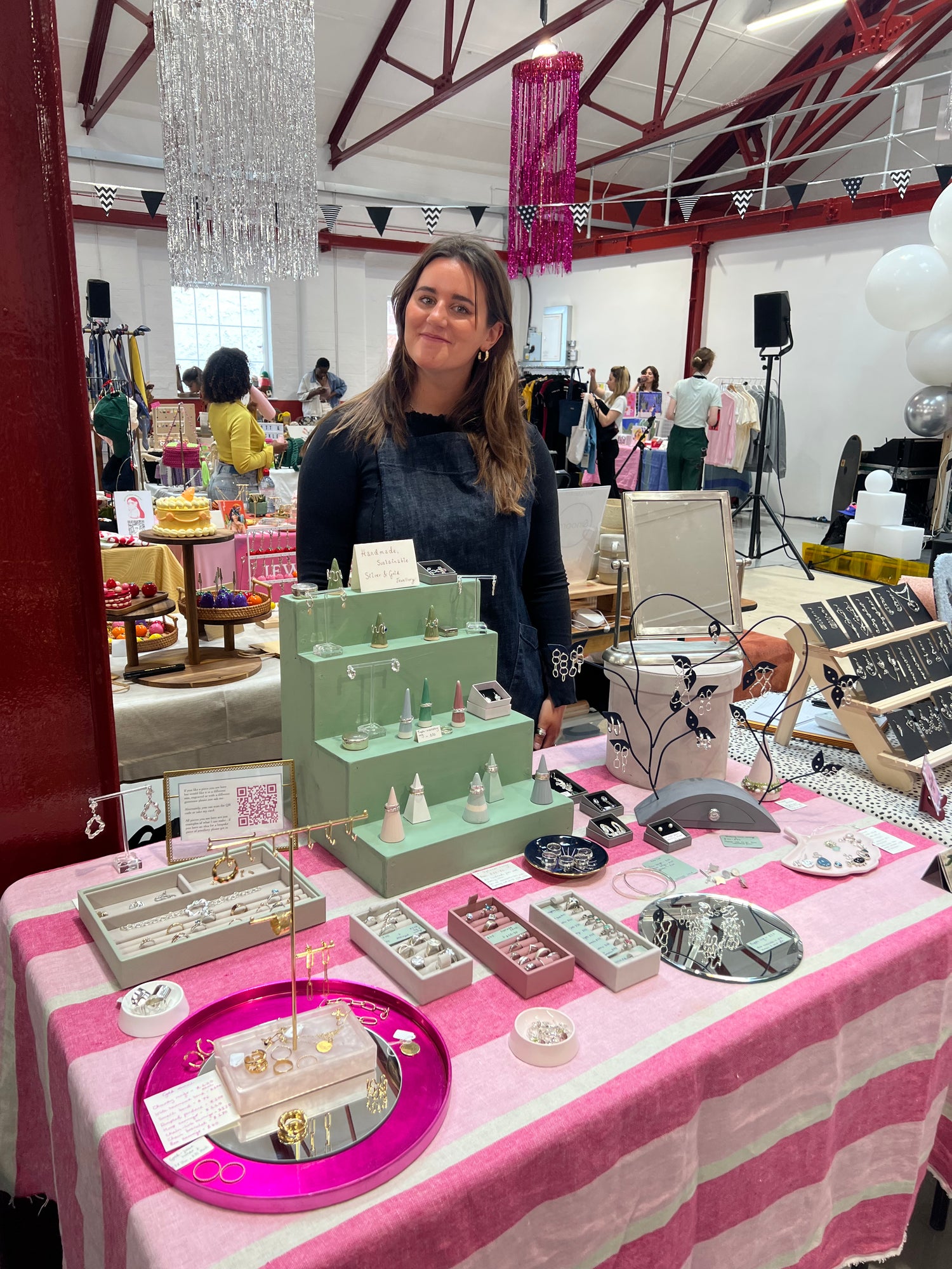 Helly Frusher at a craft fair