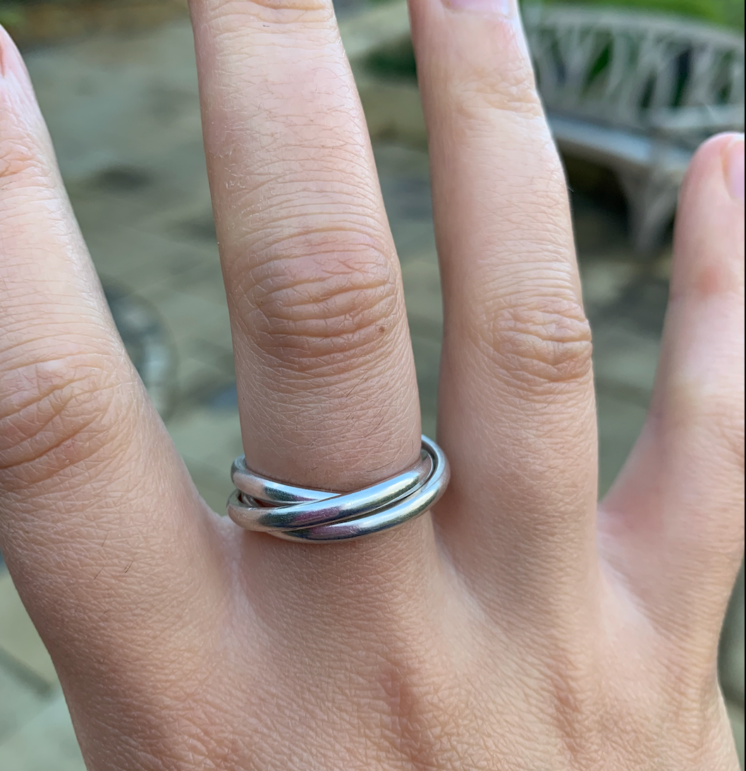 Russian interlocking rings on sale
