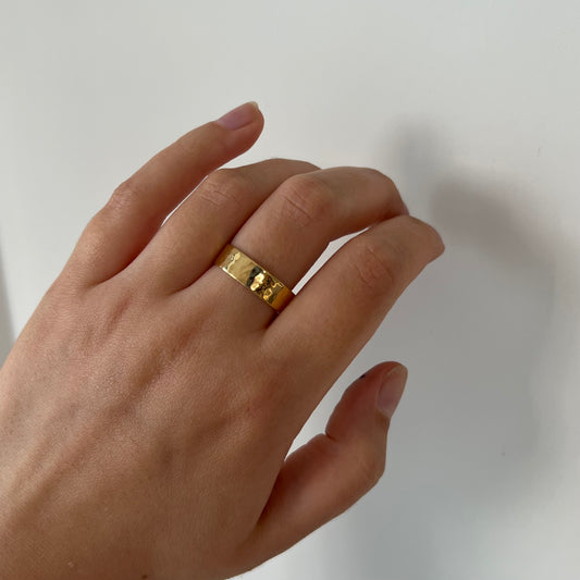 Gold Vermeil ring with engraving